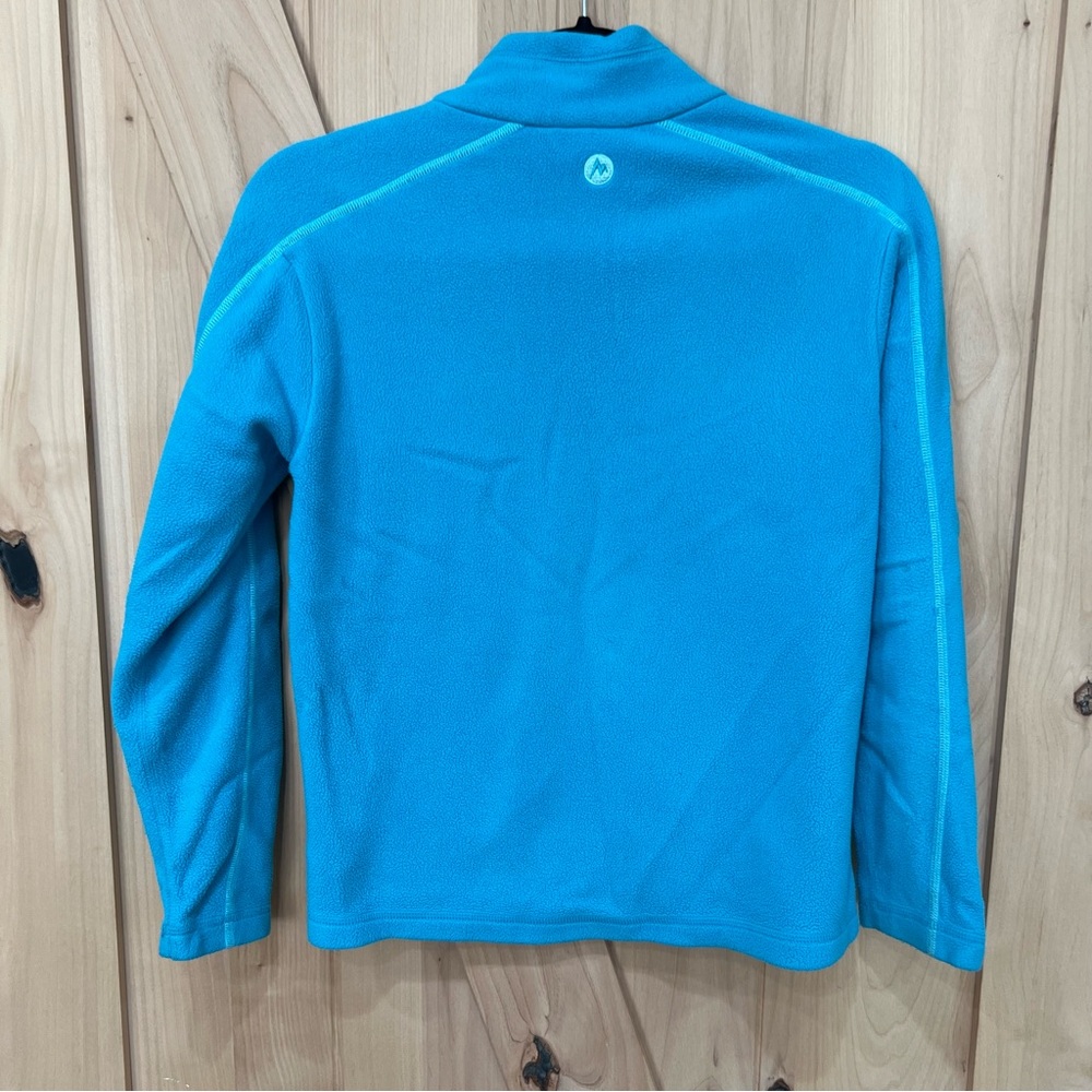 Marmot Fleece Zip Up Jacket Girls Size Large Blue - Picture 2 of 13